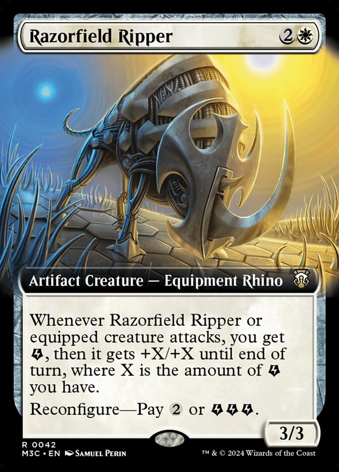 Razorfield Ripper card front