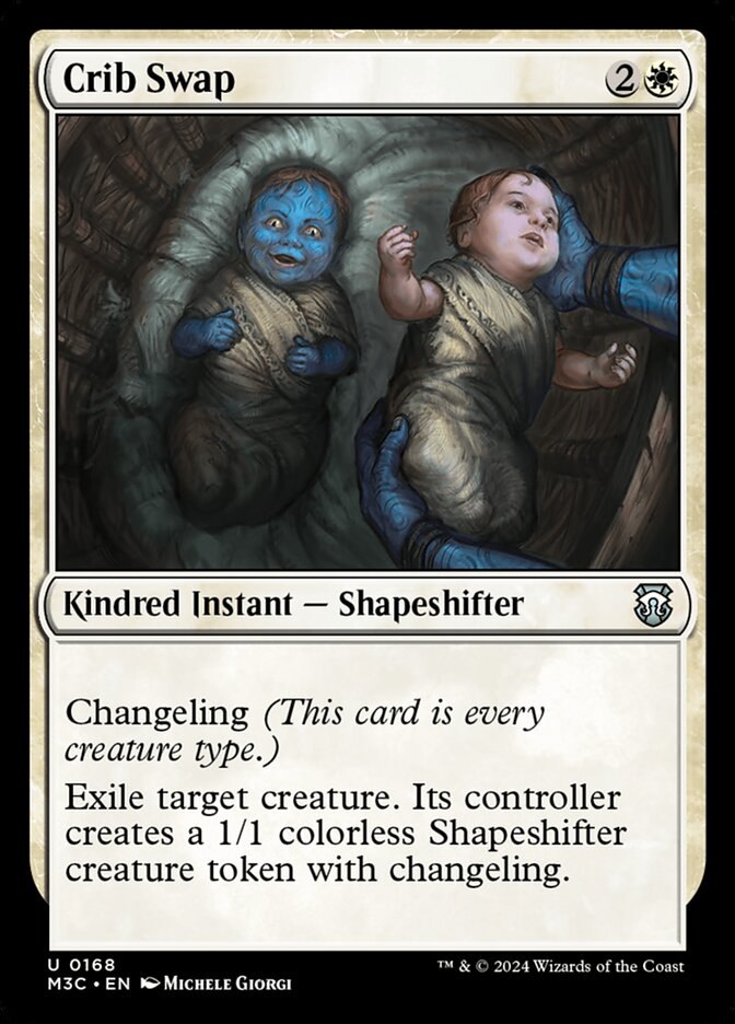 Crib Swap card front