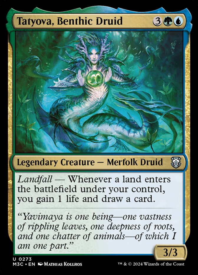 Tatyova, Benthic Druid card front