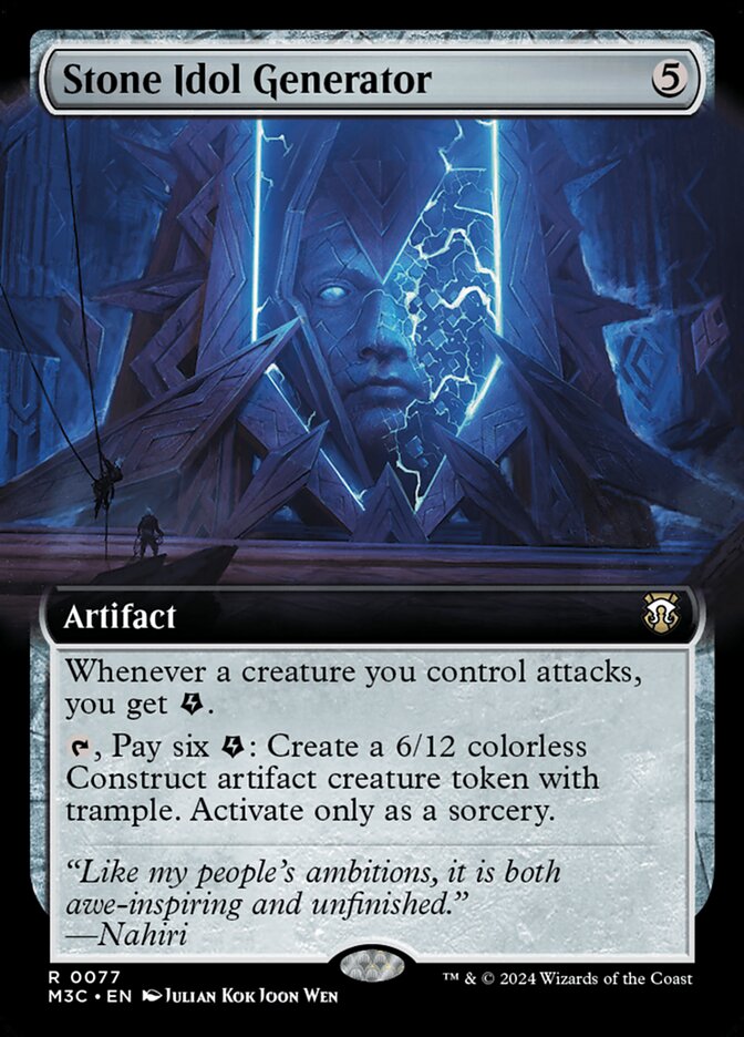 Stone Idol Generator card front