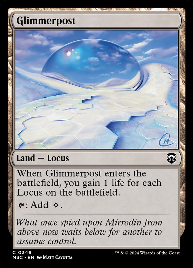 Glimmerpost card front