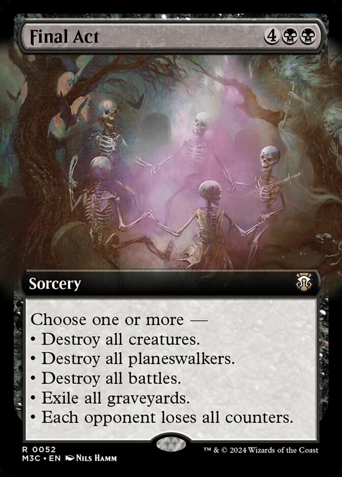 Final Act card front
