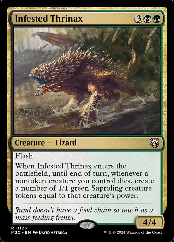 Infested Thrinax card front