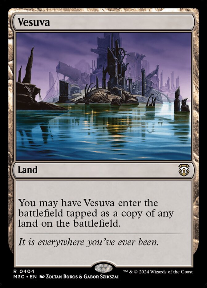 Vesuva card front
