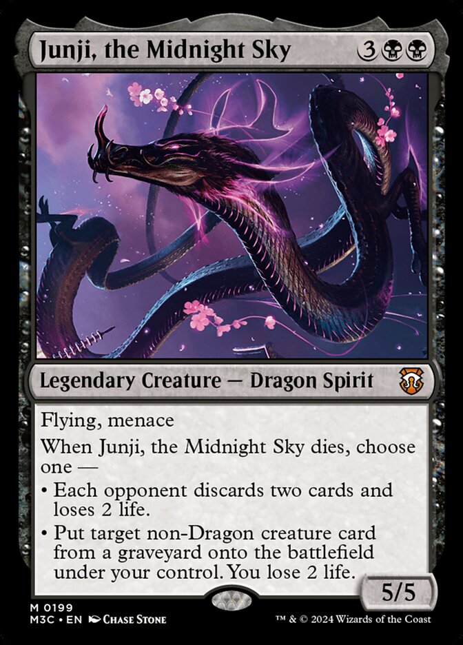Junji, the Midnight Sky card front