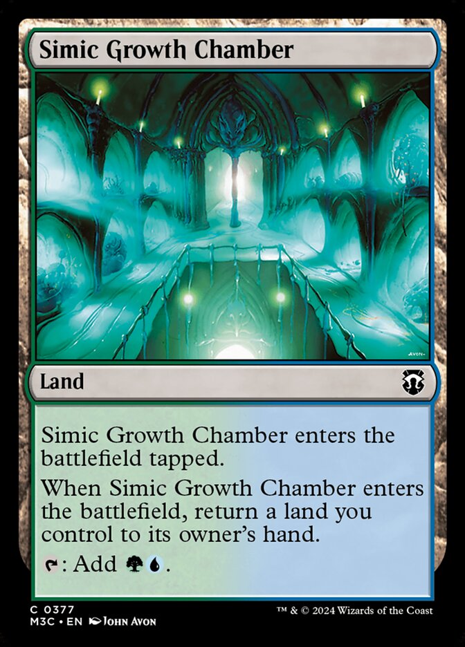 Simic Growth Chamber card front