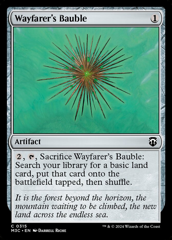 Wayfarer's Bauble card front