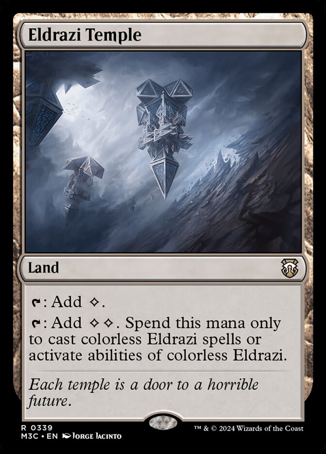 Eldrazi Temple card front