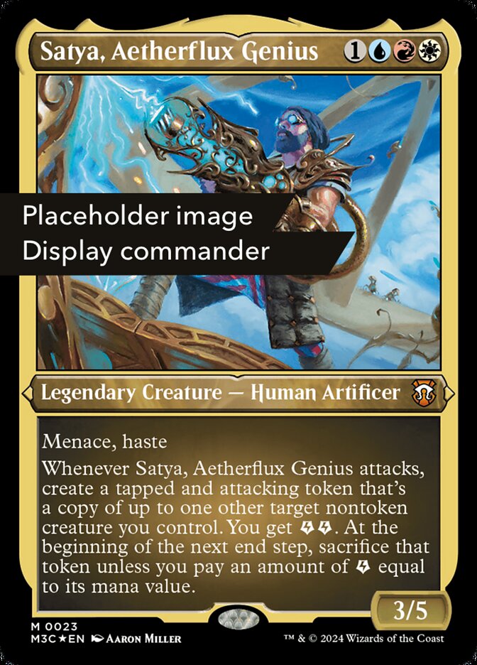 Satya, Aetherflux Genius card front