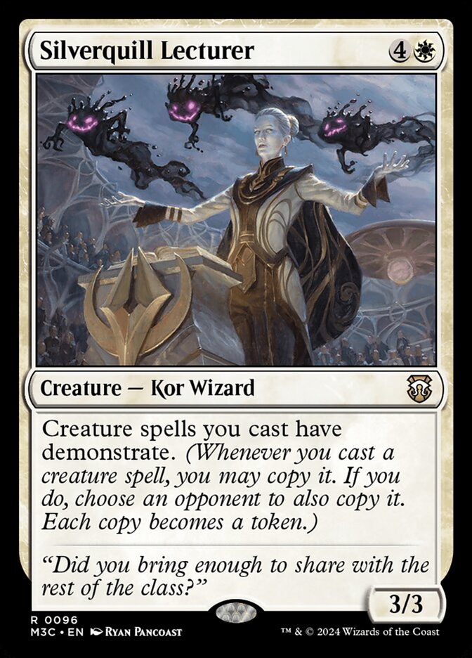 Silverquill Lecturer card front