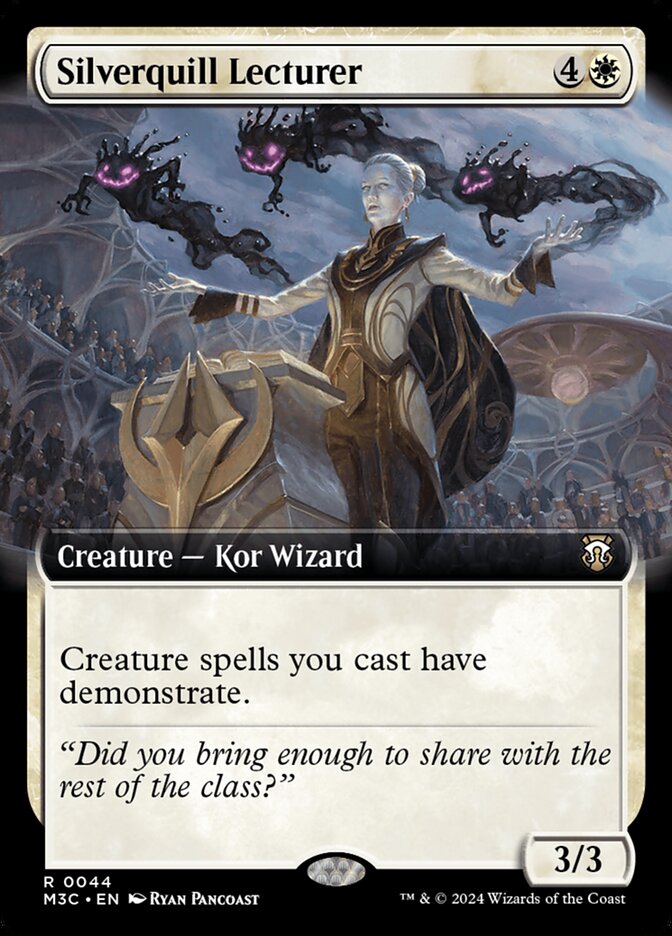 Silverquill Lecturer card front