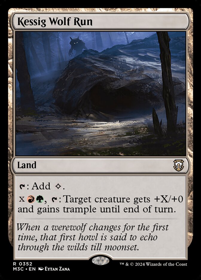 Kessig Wolf Run card front
