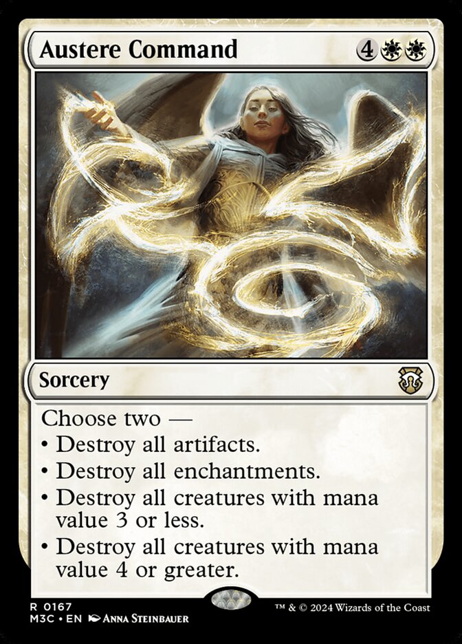 Austere Command card front