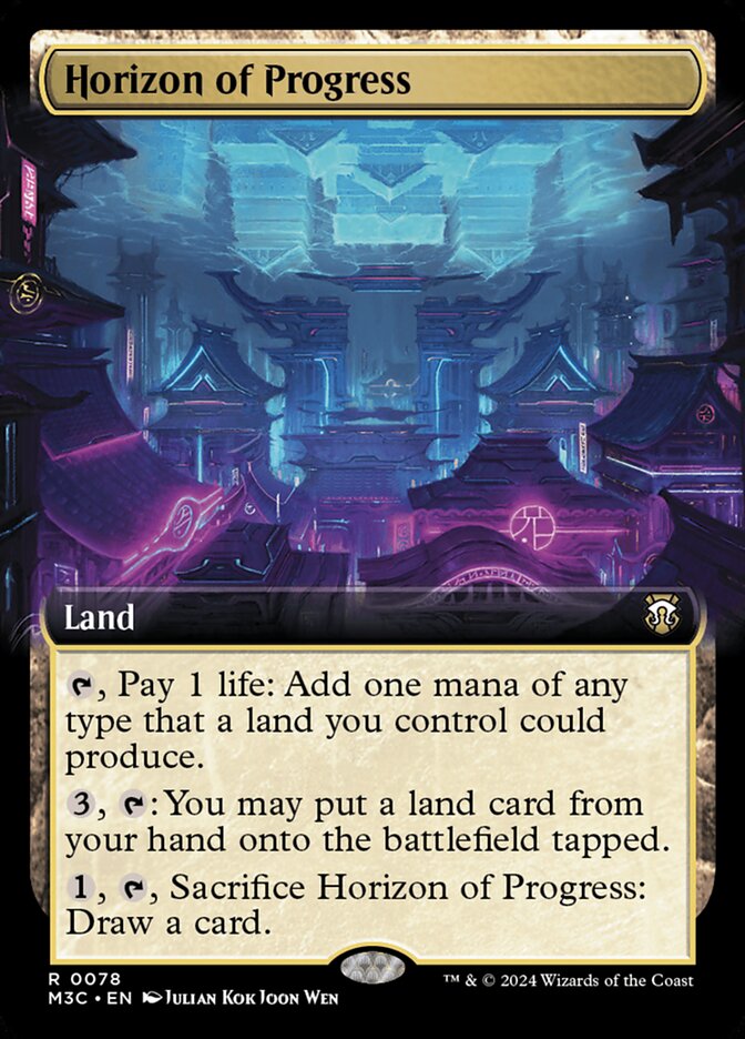 Horizon of Progress card front