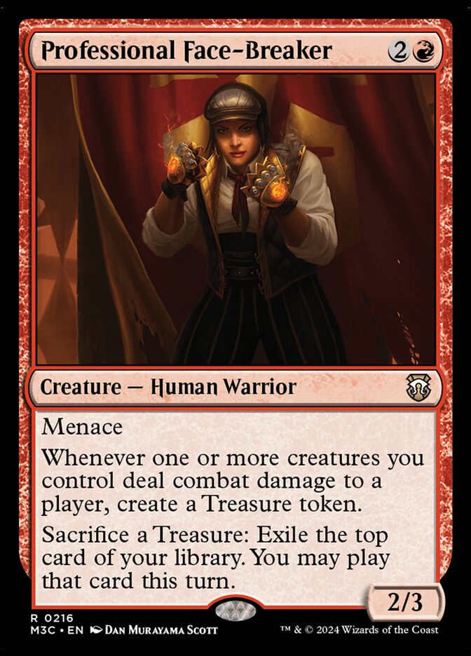 Professional Face-Breaker card front