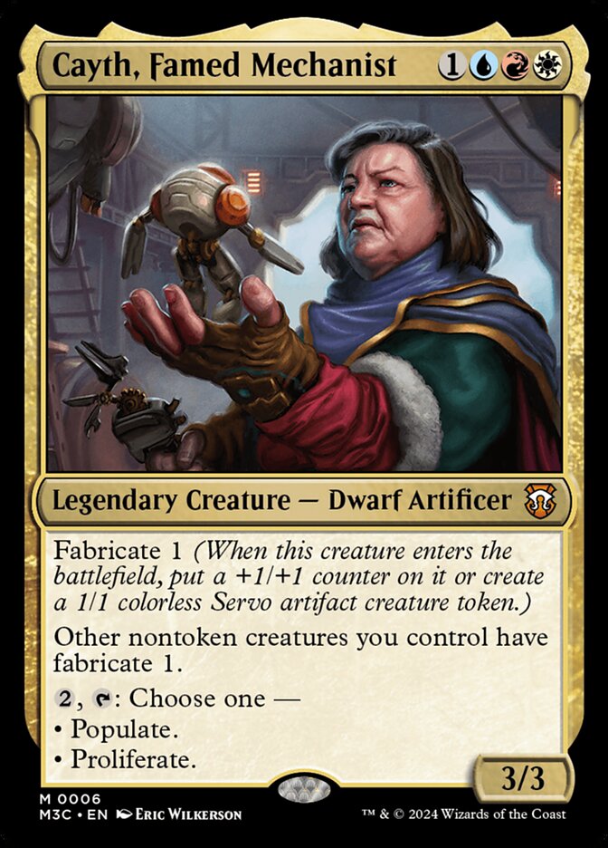 Cayth, Famed Mechanist card front