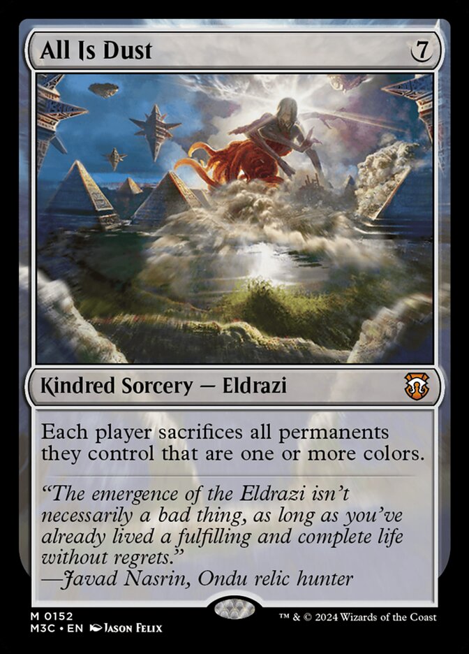 All Is Dust card front
