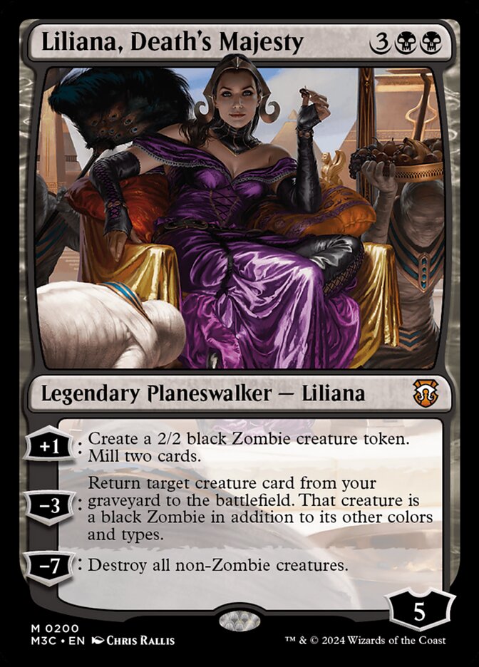 Liliana, Death's Majesty card front