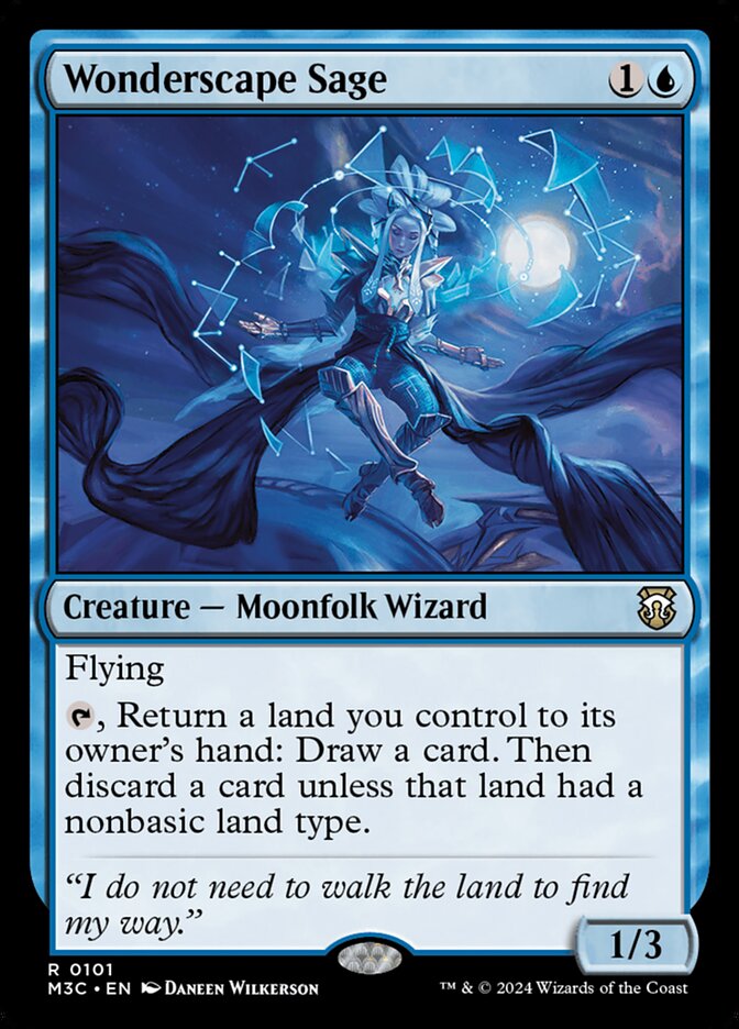 Wonderscape Sage card front