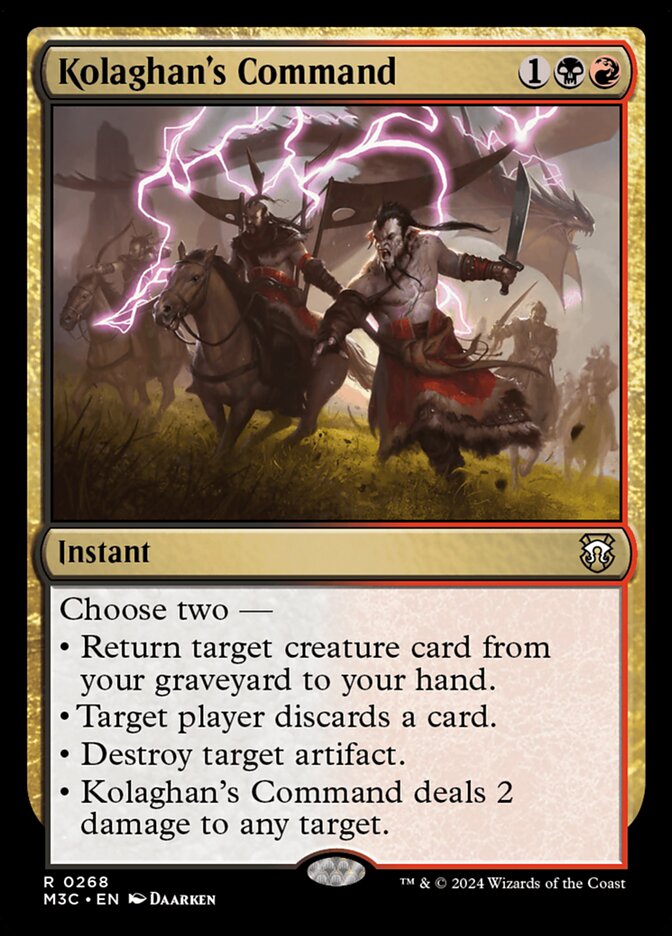 Kolaghan's Command card front