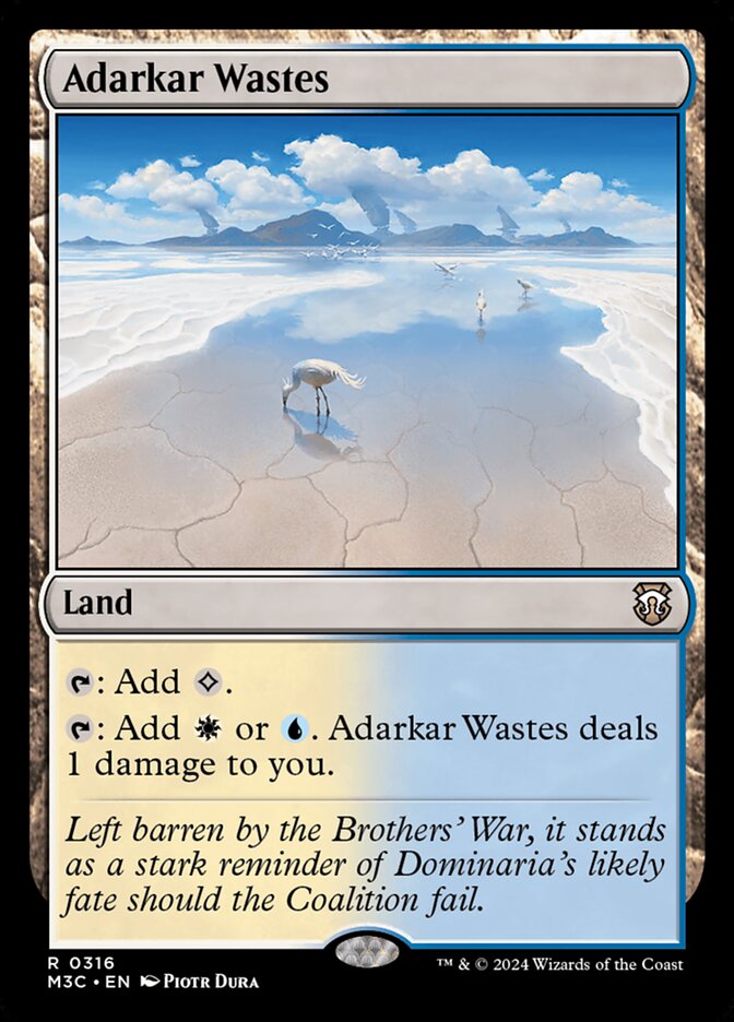Adarkar Wastes card front