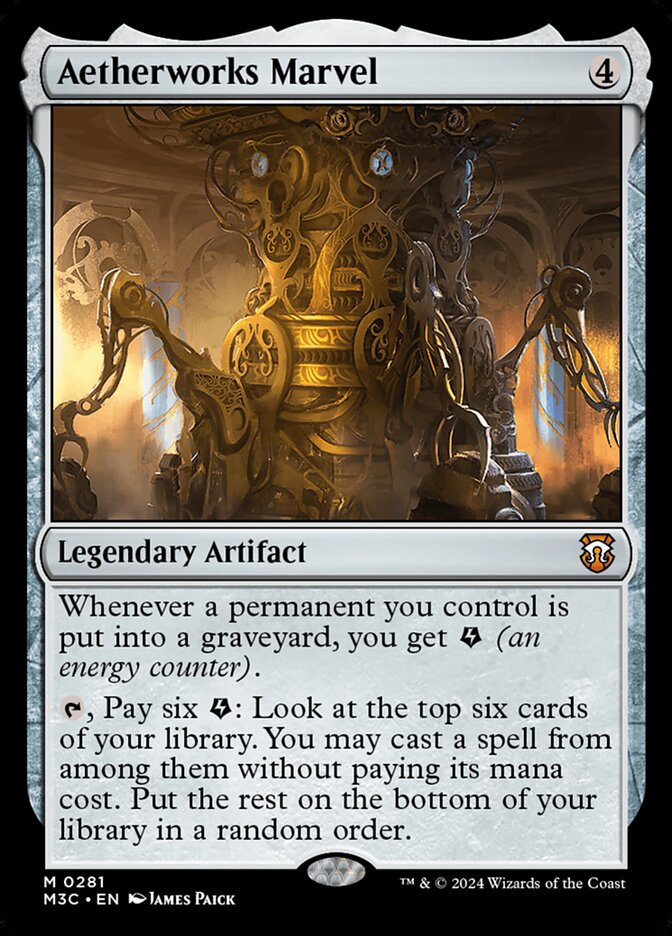 Aetherworks Marvel card front