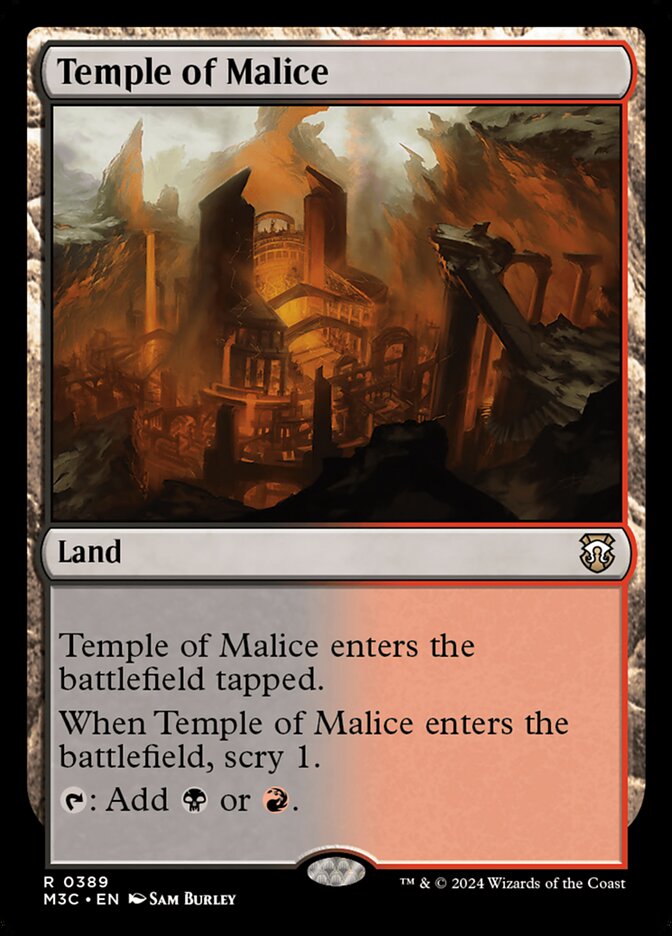Temple of Malice card front