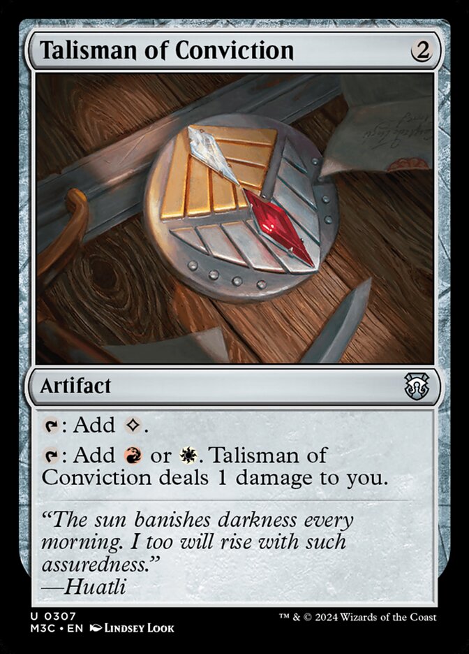 Talisman of Conviction card front