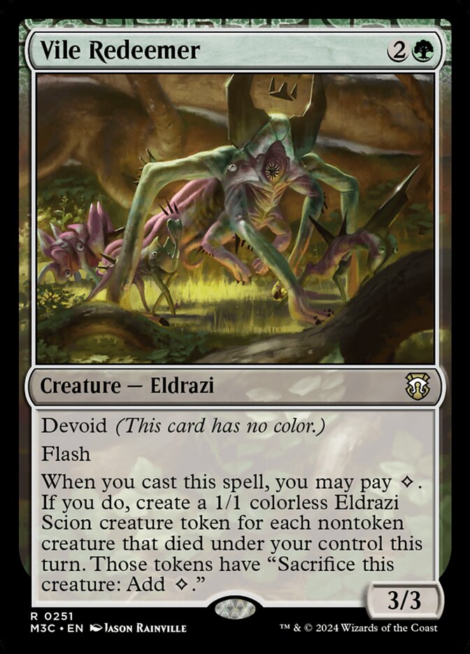 Vile Redeemer card front