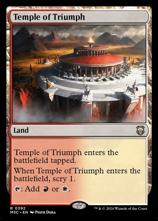 Temple of Triumph card front