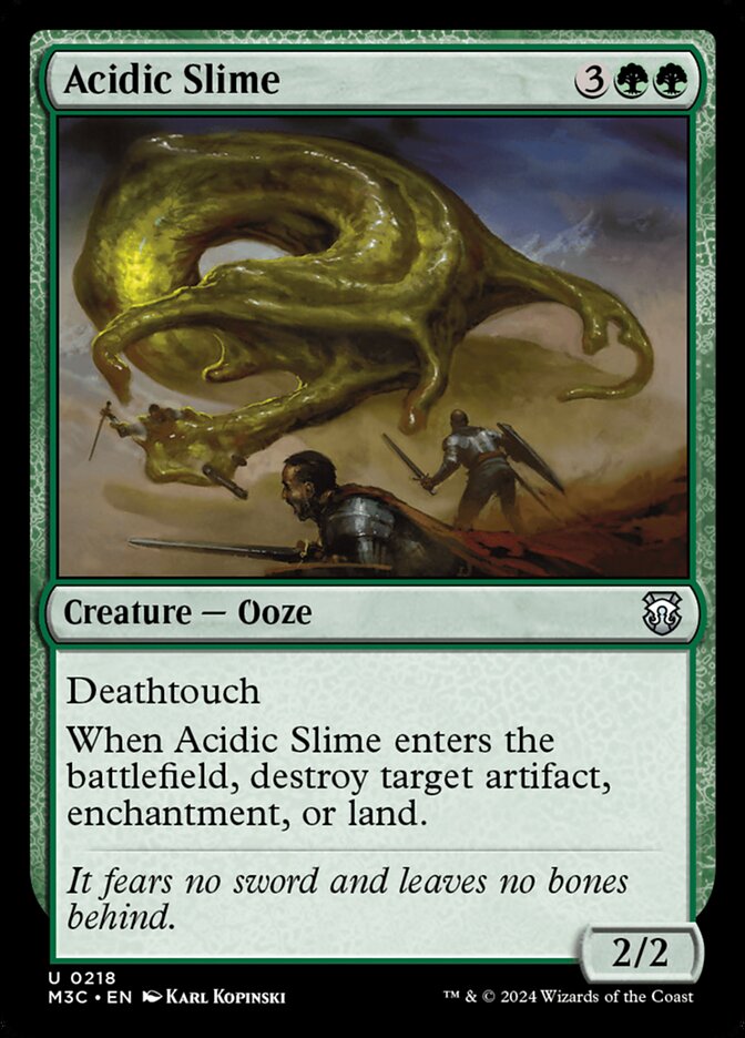 Acidic Slime card front