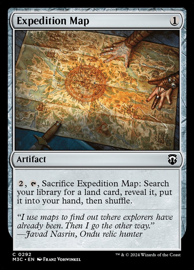 Expedition Map card front