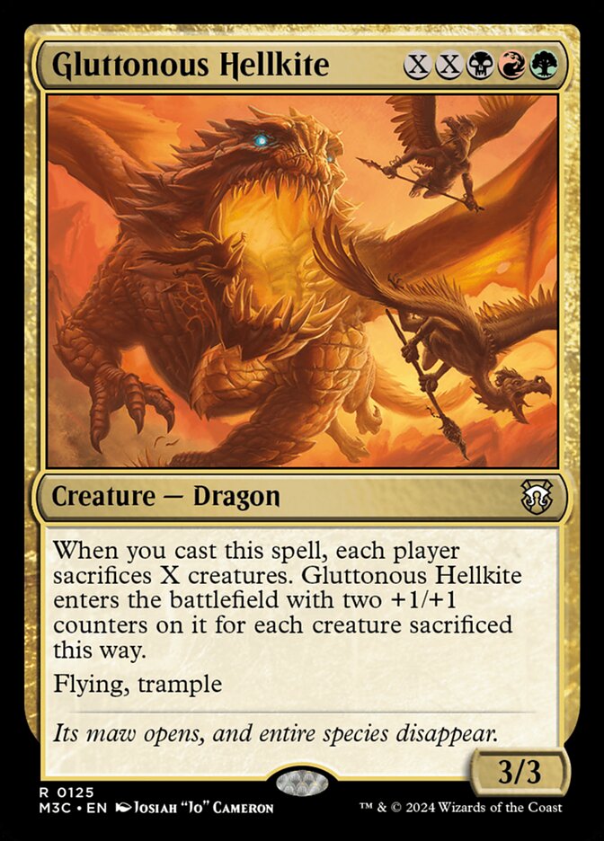 Gluttonous Hellkite card front