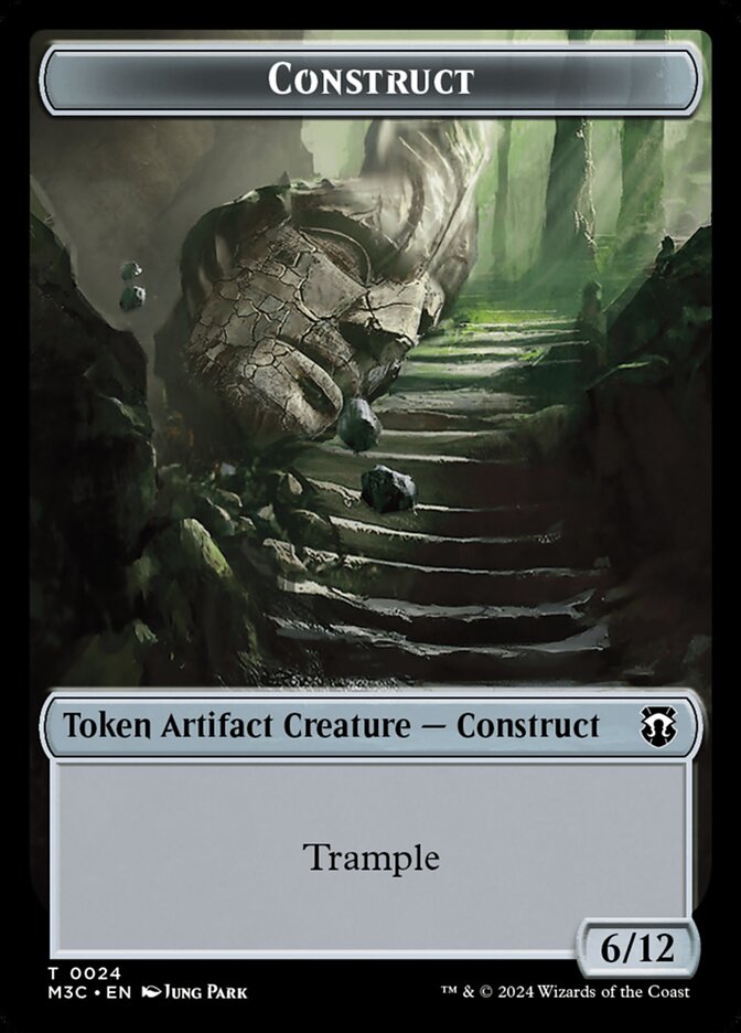 Construct card front