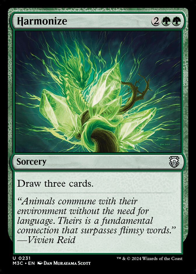 Harmonize card front