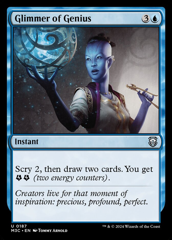 Glimmer of Genius card front