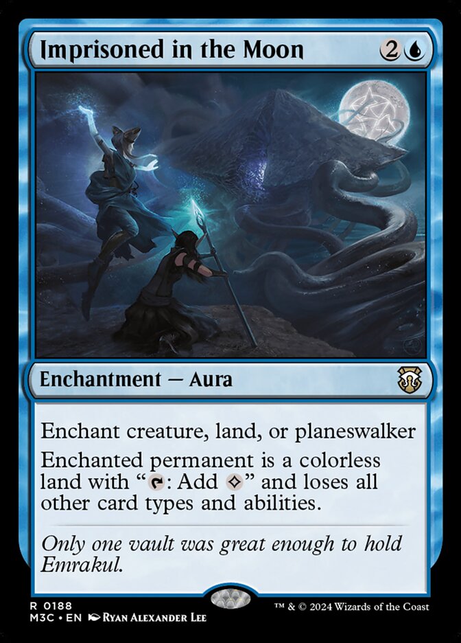Imprisoned in the Moon card front