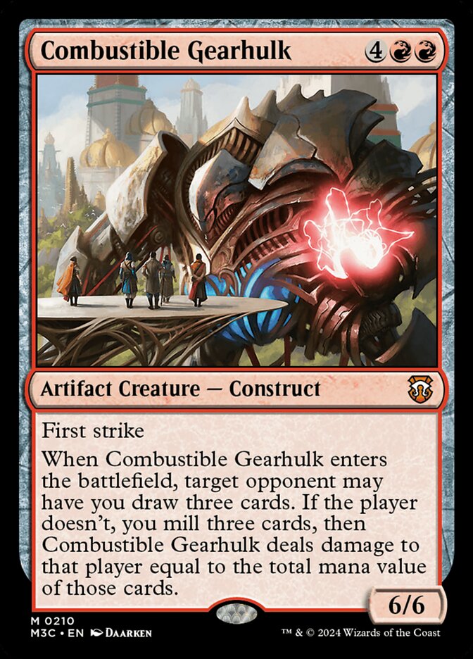 Combustible Gearhulk card front