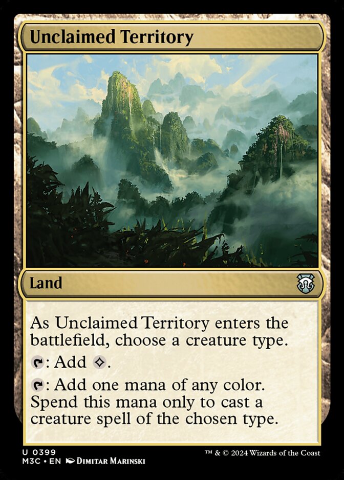 Unclaimed Territory card front