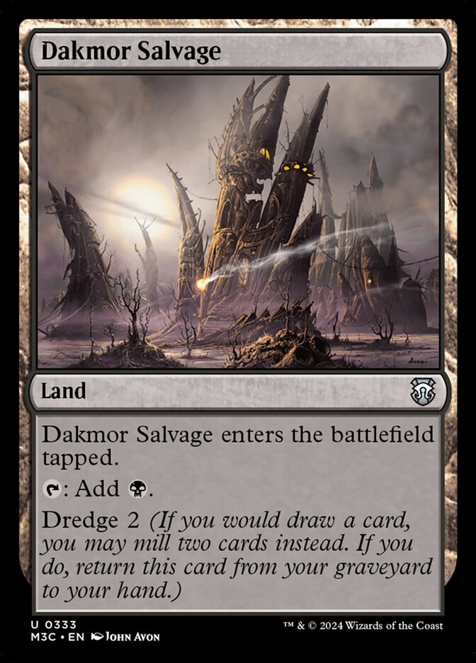Dakmor Salvage card front