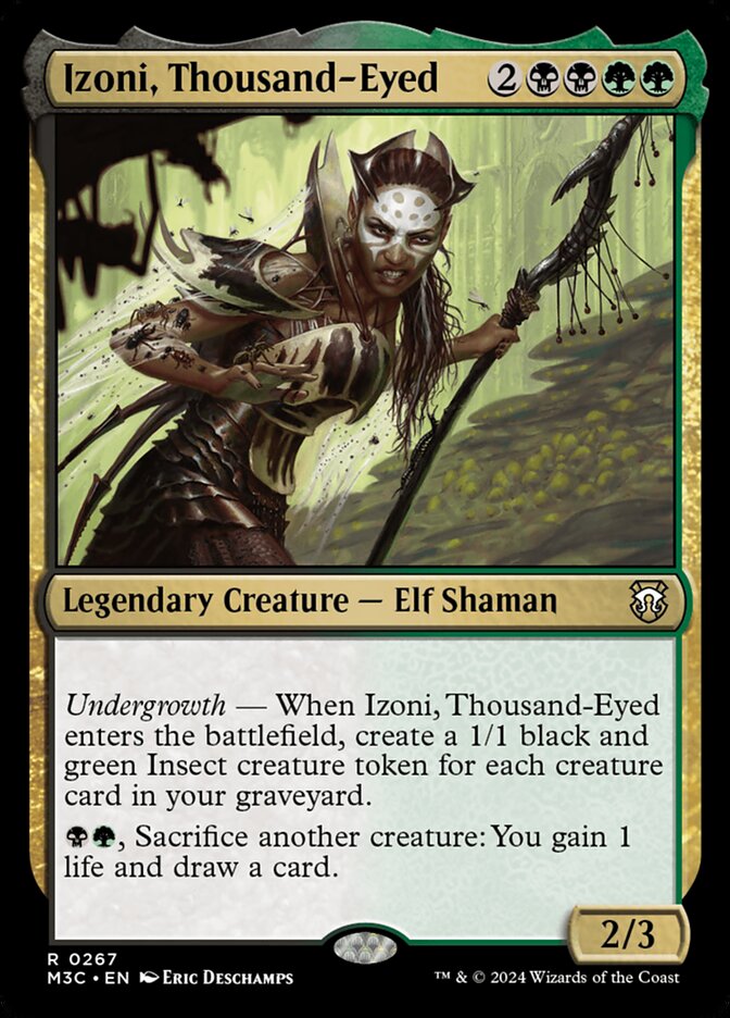 Izoni, Thousand-Eyed card front