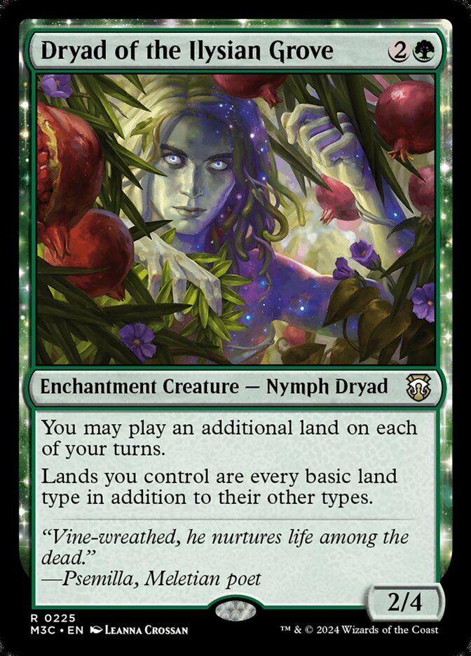 Dryad of the Ilysian Grove card front