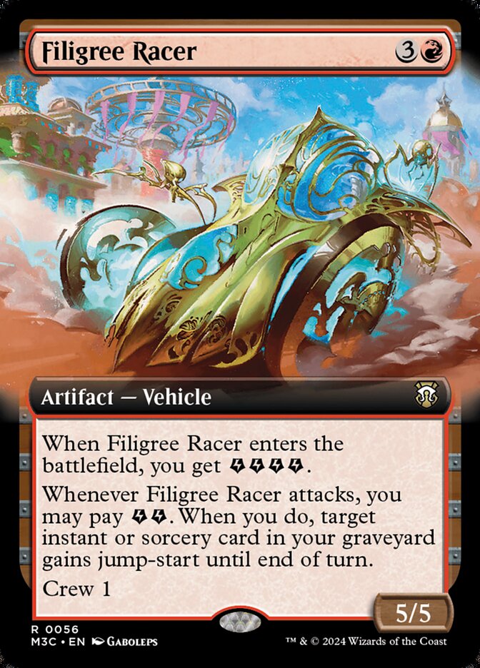 Filigree Racer card front