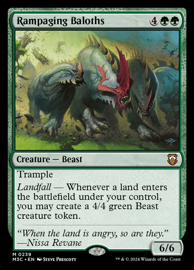 Rampaging Baloths card front