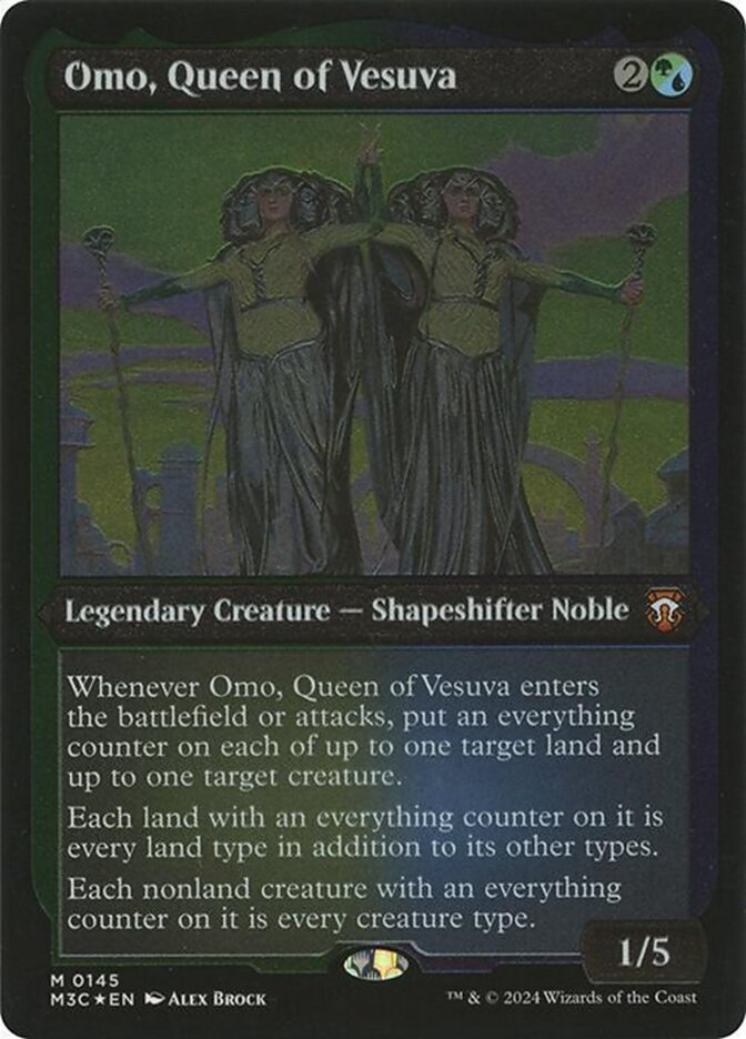 Omo, Queen of Vesuva card front