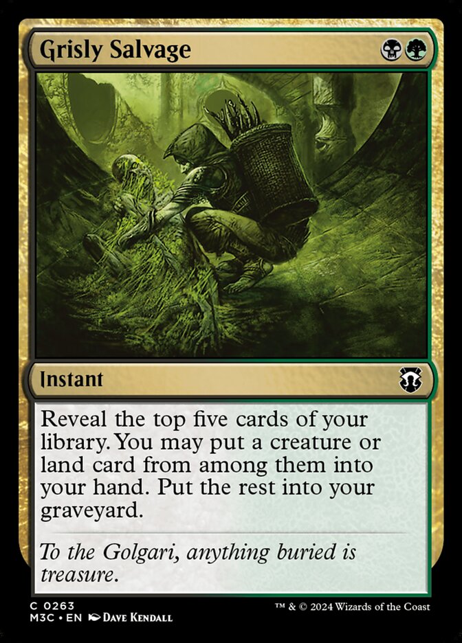 Grisly Salvage card front
