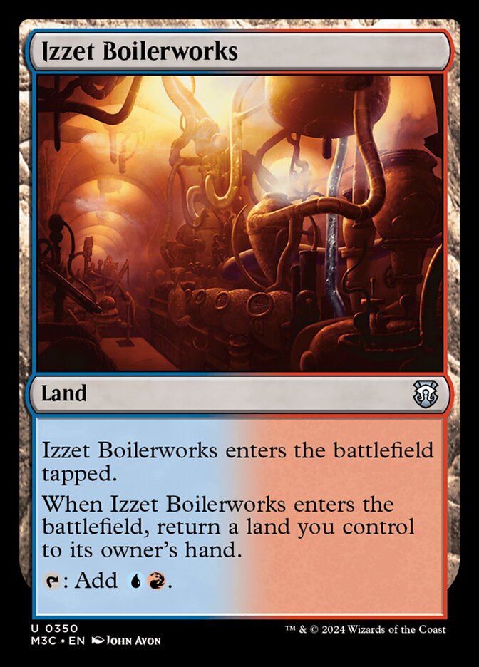 Izzet Boilerworks card front