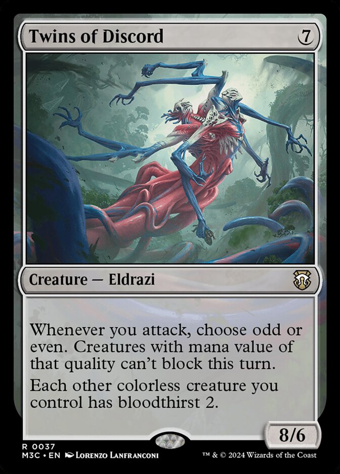 Twins of Discord card front