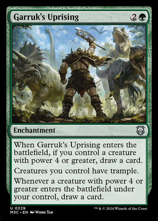 Garruk's Uprising card front