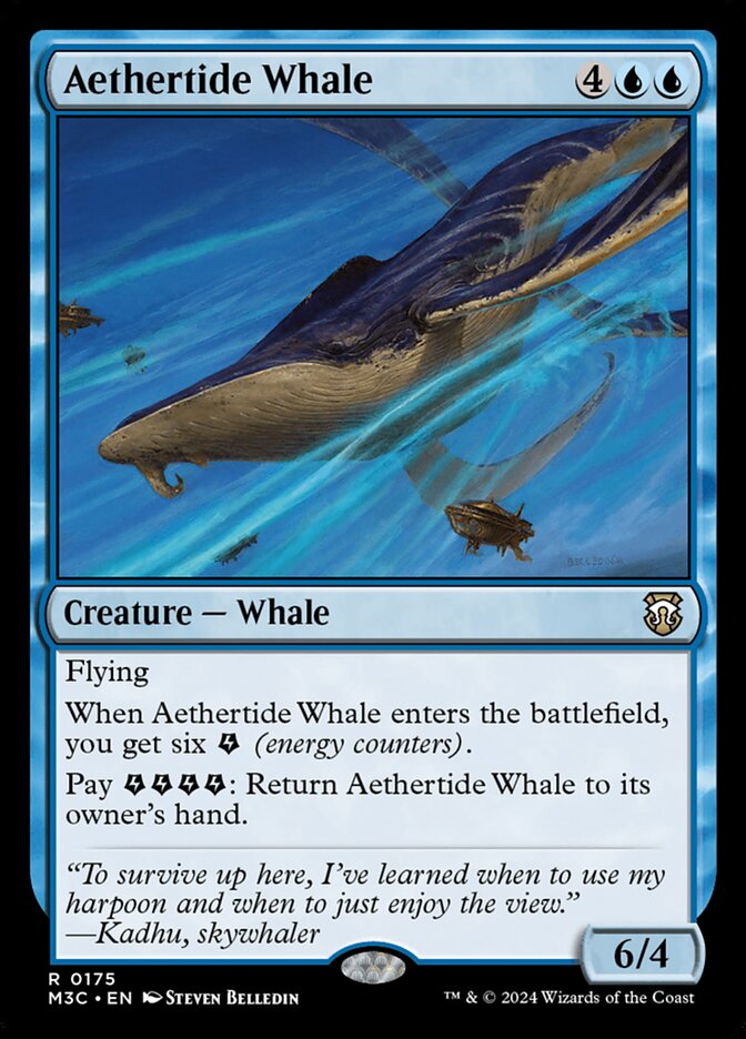 Aethertide Whale card front